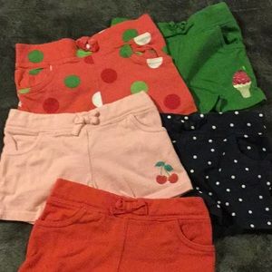 Bundle of 5 Cotton Shorts